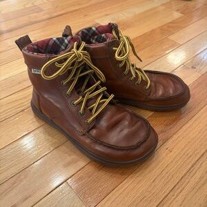 Lems Boulder Boots Size 37 (US Men’s 5) Russet Leather Barefoot Style Minimalist